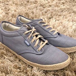 Women’s Canvas Vans Espadrilles 8.5